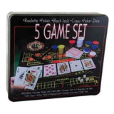 Ruleta Casino 5 Juegos En 1 Black Jack Poker Dados