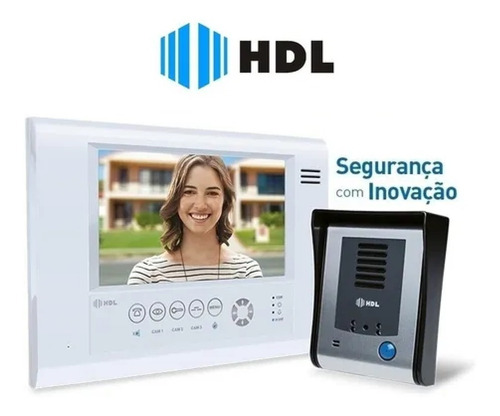 Kit Vídeo Porteiro Sense Seven S Com Função Siga-me Hdl