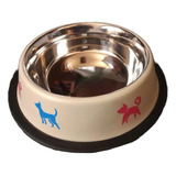 Comedero Inox Color Pet Bowl 18cm, Base 26 Cm V.ballester