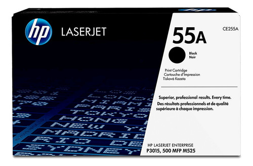 Tóner Hp 55a Laserjet Para Impresora Original 6000p Negro