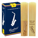 2 Palheta Sax Alto Vandoren Tradicional N° 3 Profissional