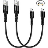 Cables Cortos Usb C 9.8 Ft 2 Unidades Fasgear 3a Carga