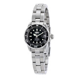 Bisel Invicta 8939 Pro Diver Para Mujer, Pequeño, Acero Inoxidable, 25 Mm, Origin, Color Negro, Color De Fondo Negro