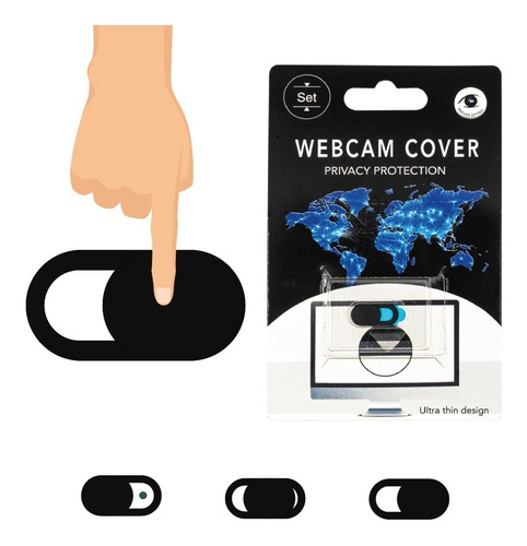 Cubre Webcam 2 Pack Protector Anti Espia Tapa Para Camara