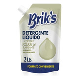 Pack X 3 Detergente Briks 2 Lts Con Suavizante Ecológico 