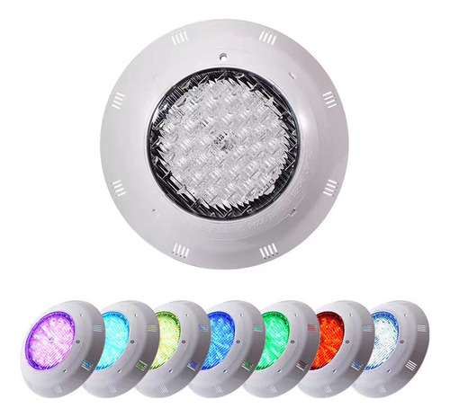 Piscina Subacuática Ligera Color Blanco Ca 12v 40w 360 Led