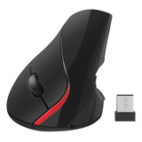 Pack 2     Mouse Optico Vertical Ergonomico Inalambrico Rf 