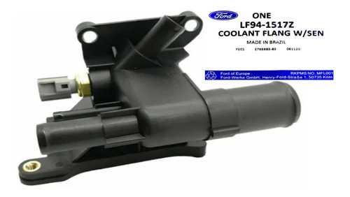 Toma Caja De Agua Focus Duratec Ecosport Mazda 3/5/6 2.0 2.3 Foto 5