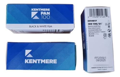 Rollo Kentmere 120 Pan 100 Blanco Y Negro