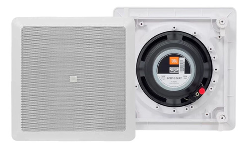 Caixa De Embutir Par Jbl 6fr1q Arandela Quadrada 50w Rms