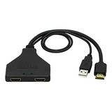 Cable Hdmi - Sinloon 4k Hdmi Splitter 1 En 2 Out, Con Cable 