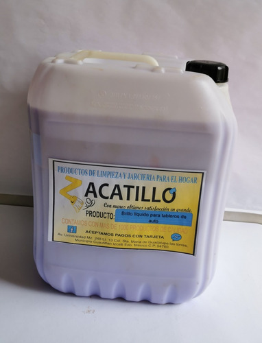 20l Brillo Para Tableros De Auto Como El Almorol