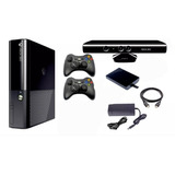 Xbox 360 Slim 5.0 Disco 320 Gb  Kinect 2 Controles 