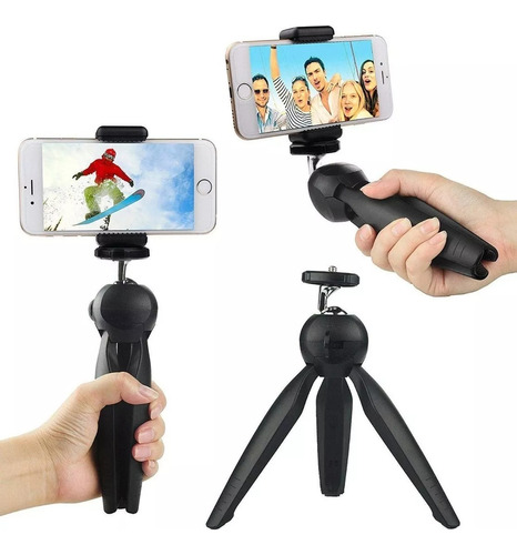 Minitripode Con Agarre Para Celular Camara Selfie Universal