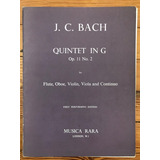 Bach Quinteto En G Op.11 N2 Flauta, Oboe Violin Viola Y Bajo