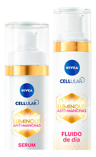 Set Serum + Fluido Anti-manchas Nivea Cellular Luminous 630
