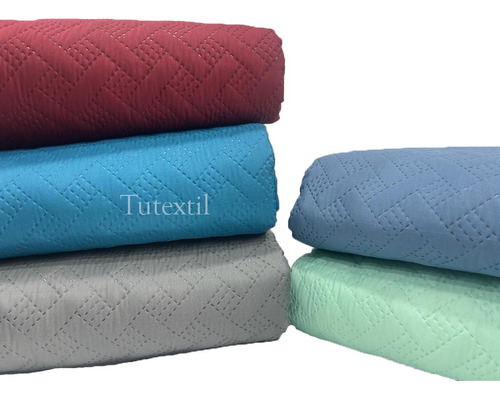 Cubrecama Quilt Micromatelaseado 2 1/2 Plazas