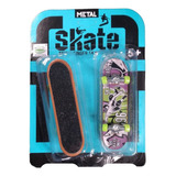 Pack 2 Mini Skate Para Dedos Metal Finger 1 + 1 