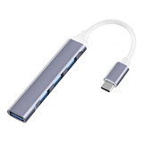 Adaptador Hub Usb 3.0 4 Puertos Para Macbook Notebook Tipo C