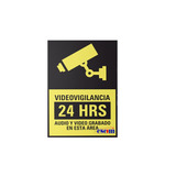 Letrero De Videovigilancia Disuasivo 24 Hrs