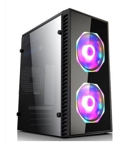 Gabinete Micro Atx Gamer Xway Acrilico 01146 Fonte 500 2 Rgb