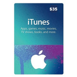 Tarjeta Itunes Apps Store 35 Usd Entrega Inmediata