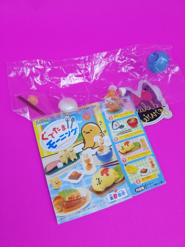 Re-ment Figura Gudetama Breakfast Egg Over Rice #1