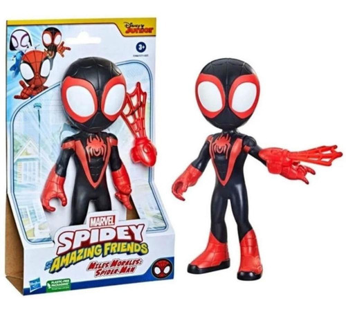 Muñeco Spider-man De Miles Morales, 22 Cm, F3988 Hasbro