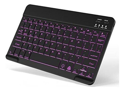 Teclado Bluetooth Retroiluminado Pequeño Portatil Portatil