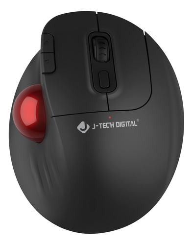 Ratón Ergonómico Con Trackball Inalámbrico J-tech Y Fácil Co