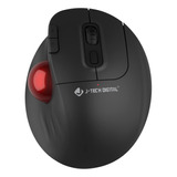 Ratón Ergonómico Con Trackball Inalámbrico J-tech Y Fácil Co