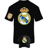 Camiseta Manga Corta Real Madrid Esp Obsequio Gorra 