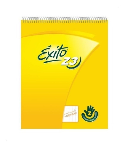 Cuaderno Exito Z3 Para Zurdos 48 Hojas Cuadriculadas Grande