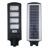 Lámpara Led Solar 120w Con Control Remoto Y Sensor