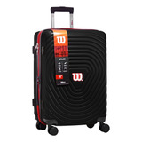 Valija Wilson 24 Rígida Mediana 23 Kg Para Despachar Color Negro 2