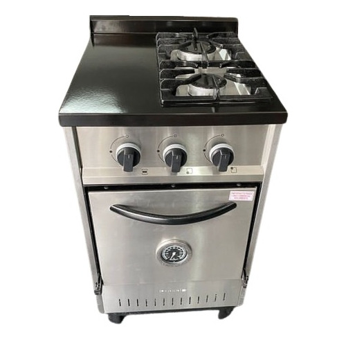 Cocina 2 Hornallas Depaolo Horno Pizzero Ac Inoxidable 48 Cm