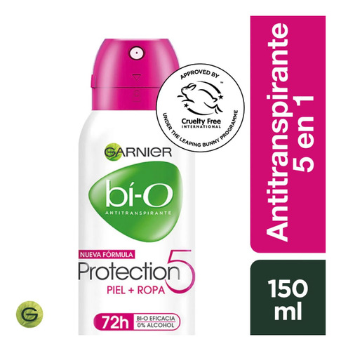 Desodrante Bi-o Spray Protection 5 Muj 150ml Mujer