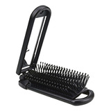 Cubo Plegable Detangle Pelo Barba Cepillo Negro Práctico E.