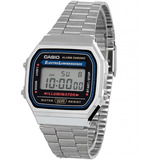 Relógio Casio Unissex Vintage A168wa 1wdf Prata Digital