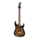 Guitarra Eléctrica Ibanez Grx70qa-sb Degrade Micrófonos Hsh