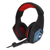 Headset Gamer Fone Ouvido Led Pc Celular Ps4 Vermelho