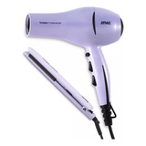 Atma Ck4020p Titanium Beauty Set Secador + Planchita De Pelo