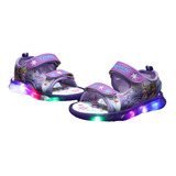 Sandalias De Verano Para Niños, Zapatos De Playa Con Luz Led