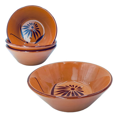Plato Para Pozole Pozolero De Barro 18cm 6 Terracota Pozolero | MercadoLibre
