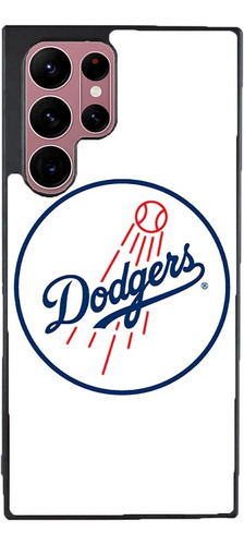 Funda Para Galaxy Los Angeles Dodgers Fondo Blanco Beisbol