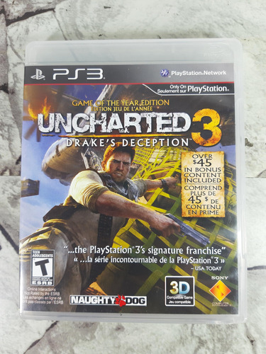 Juego Uncharted 3 Ps3 Fisico Usado