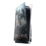 Skin Adesivo Ps5 Com Disco E 2 Controles God Of War B6