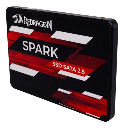 Ssd Redragon 240gb Spark Gd-306 Sata 6 Gb/s Leitura 550mb/s Cor Preto