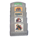 Organizador Escalera Para 5 Catridge Nintendo 64 Cartuchos