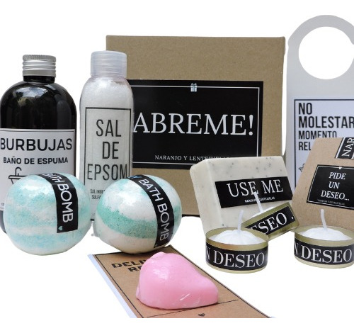 Caja Regalo, Abreme! Kit Spa,un Mimo Original.envio Gratis!!